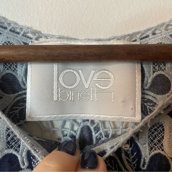 Anthropologie Love Binetti Tiered Dress Small - Picture 5 of 7